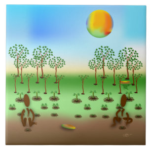 Zinglees ~ Trees Tile