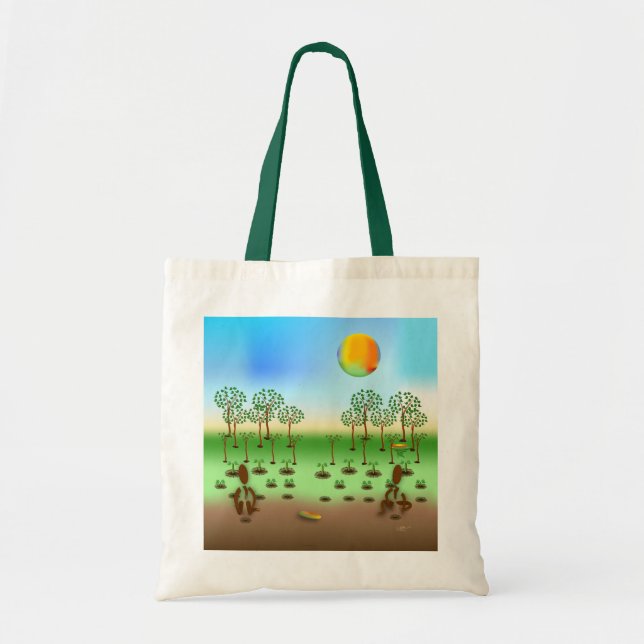 Zinglees ~ Trees Tote Bag (Front)