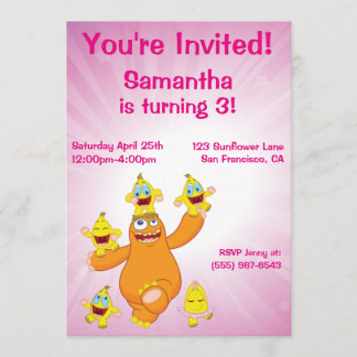 Zingoz and Zangoz Fun Invitation