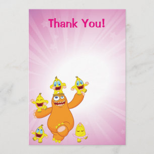 Zingoz and Zangoz Fun Thank You Card
