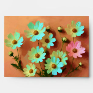 Zinnia Elegans Flowers Envelope