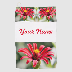 Zinnia Golf Towel