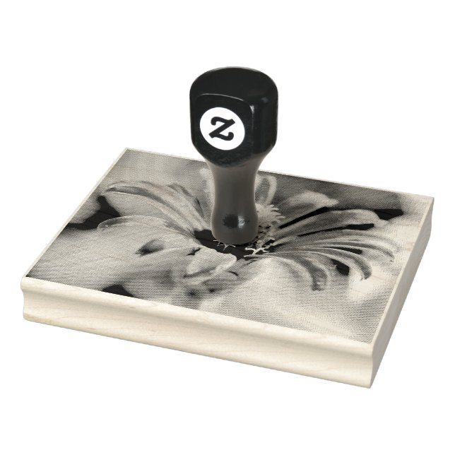Zinnia Rubber Stamp (Stamp)
