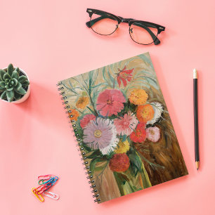 Zinnias and Asters   Tadeusz Makowski Notebook