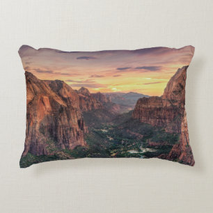 Zion Canyon National Park Accent Pillow
