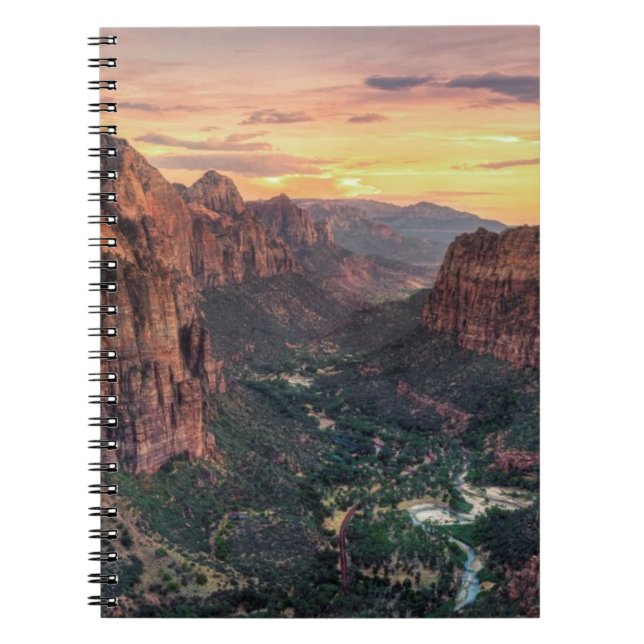 Zion Canyon National Park Notebook (Front)