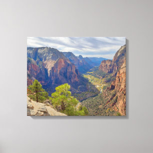 Zion Canyon Utah Canvas Print