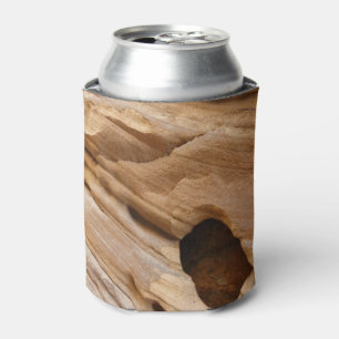 Zion Canyon Wall I Abstract Nature Photography Can Cooler