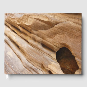 Zion Canyon Wall I Abstract Nature Photography Guest Book