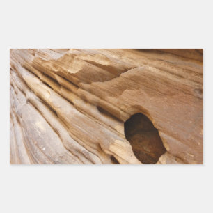 Zion Canyon Wall I Abstract Nature Photography Sticker