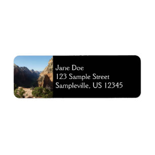 Zion depuis Angels Landing Trail Parc national de