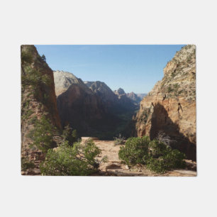 Zion from Angels Landing Trail Zion National Park Doormat