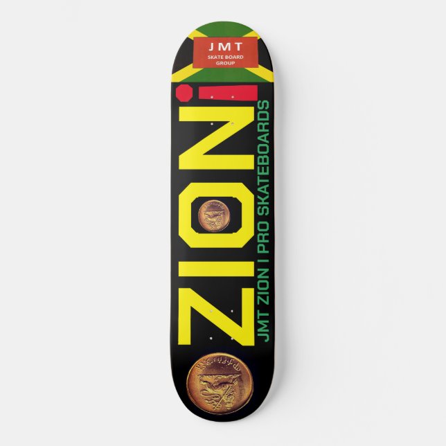 ZION. I.  JMT 8 1/4" Skateboard Deck (Front)
