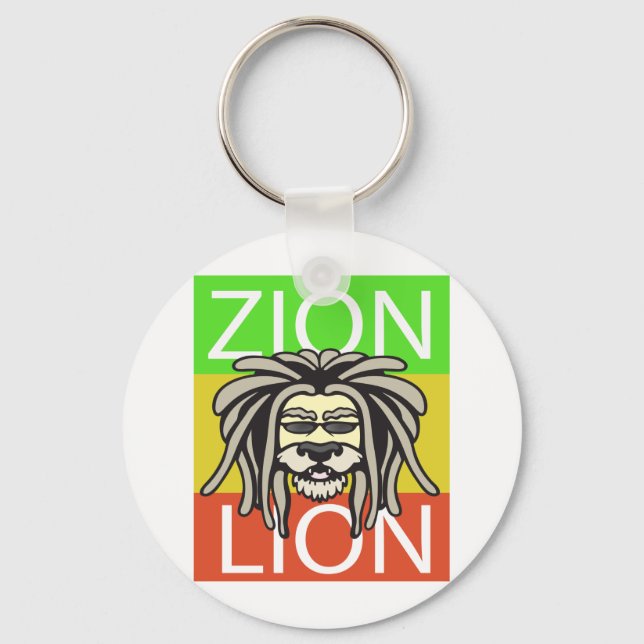 ZION LION KEYCHAIN (Front)