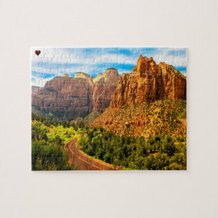 Zion Mountain Utah Jigsaw Puzzle