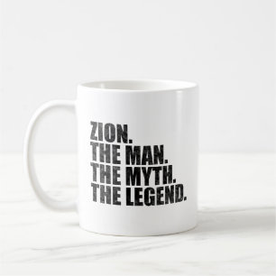 Zion name, Zion The Man The Myth The Legend Coffee Mug