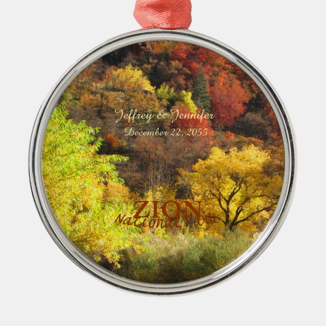 Zion National Park, Autumn, Ornament (Front)