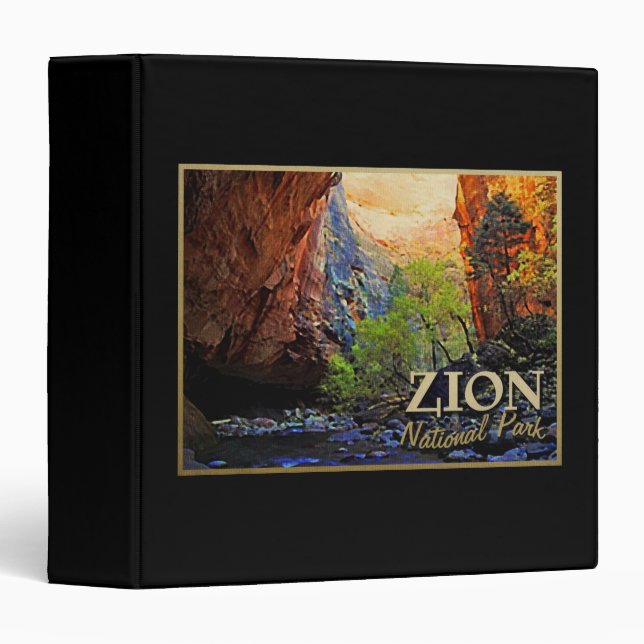 Zion National Park Binder (Front/Spine)