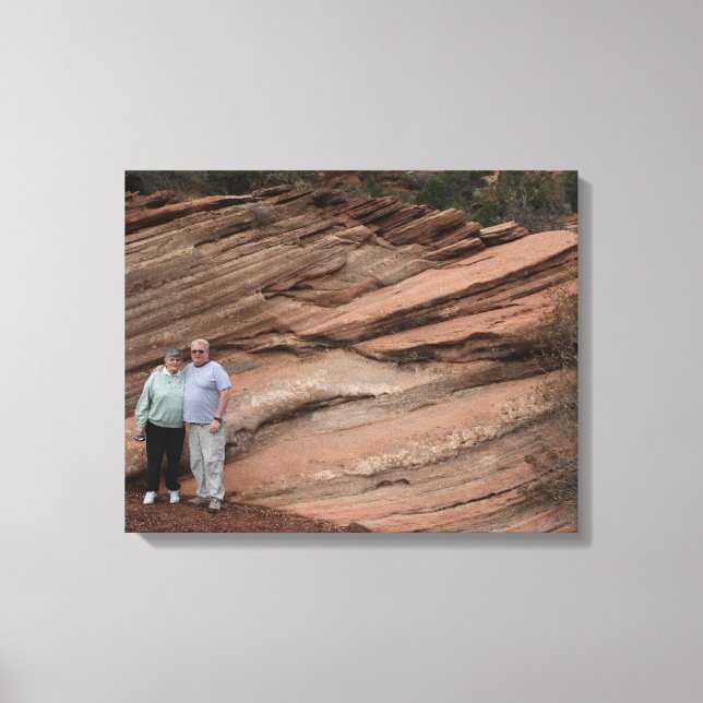 Zion National Park Canvas Print (Front)