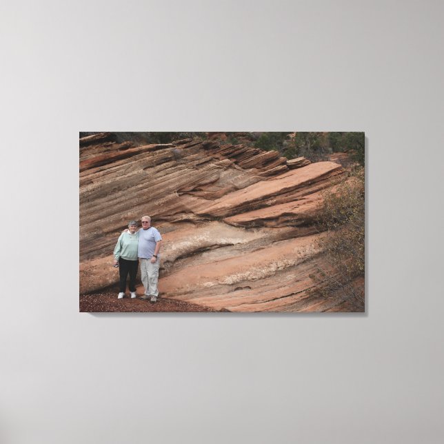 Zion National Park Canvas Print (Front)