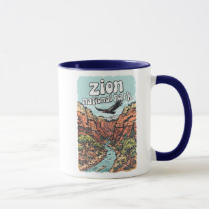 Zion National Park Canyon Cliff Landscape Mug