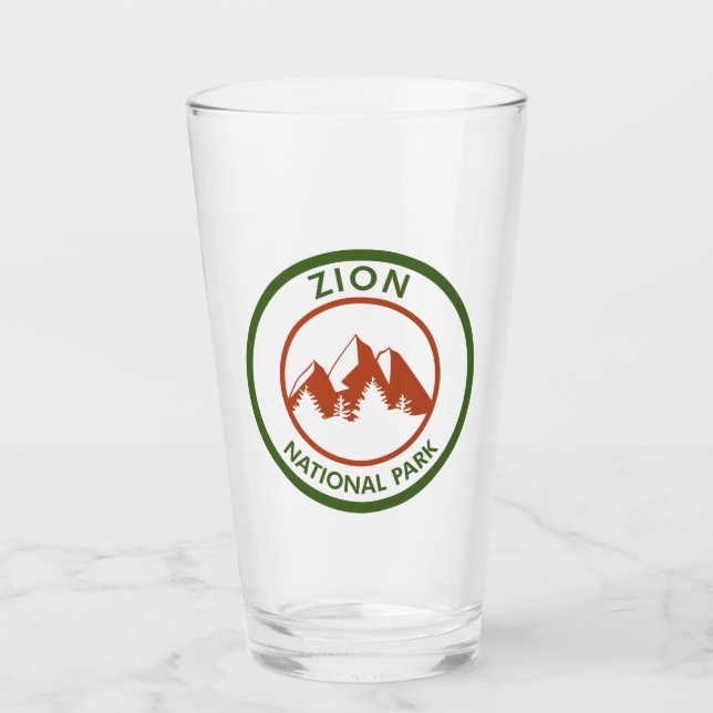 Zion National Park Glass (Front)