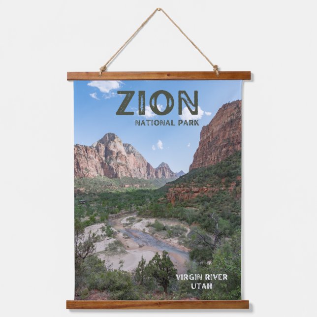 Zion National Park Hanging Tapestry (Front)