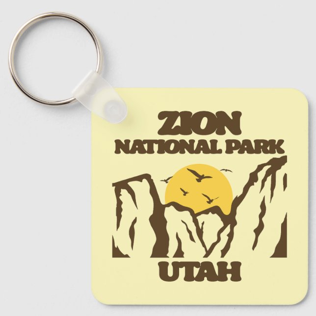 Zion National Park Keychain (Front)