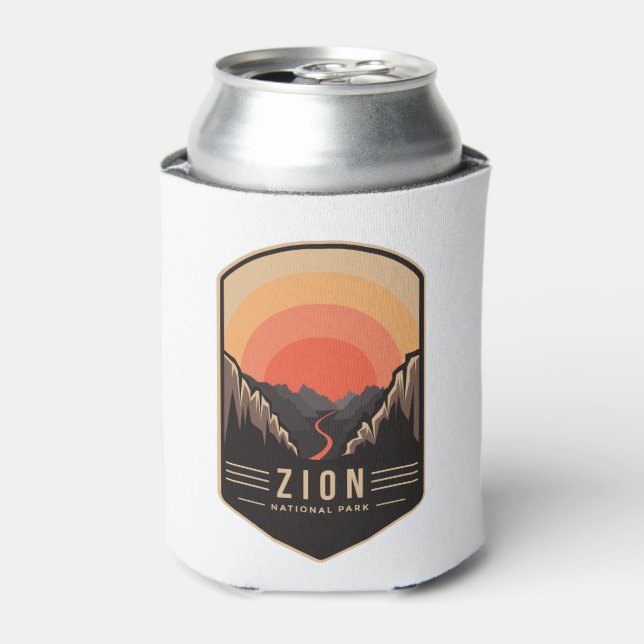 Zion National Park Merchandise Can Cooler (Can Front)