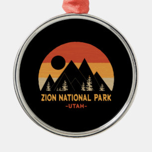Zion National Park Metal Ornament