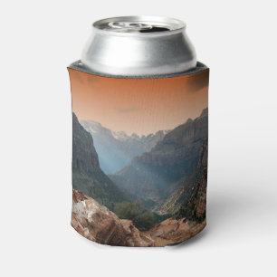 Zion National Park Mountains Landscape Can Cooler