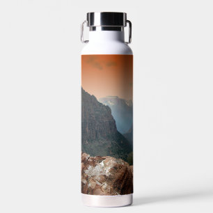 Zion National Park Mountains Landscape Water Bottle