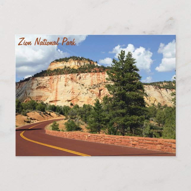 Zion National Park Postcard (Front)