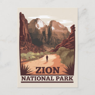 Zion National Park Postcard