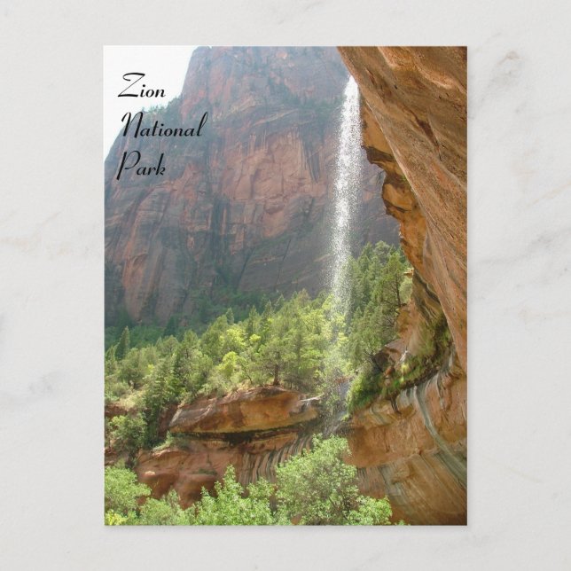 Zion National Park Postcard (Front)