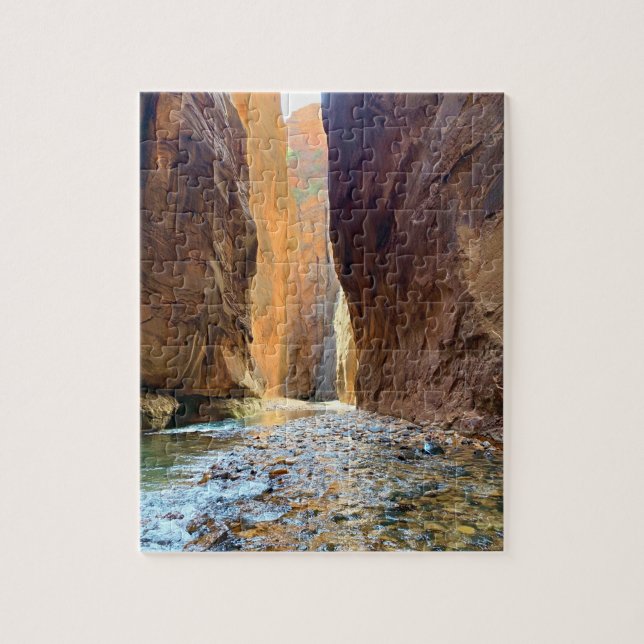 Zion National Park Puzzle, The Narrows Jigsaw Puzz Jigsaw Puzzle (Vertical)