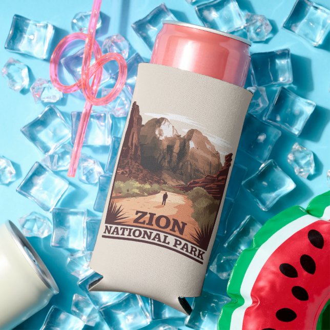 Zion National Park Seltzer Can Cooler (In Situ Summer)