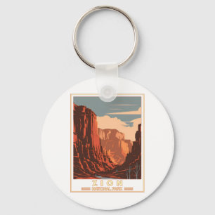 Zion National Park Sticker  Keychain