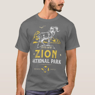 Zion National Park Sweat Vintage Bighorn hommes Ut