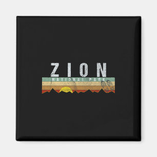 Zion National Park Tee Camping Hiking Tee 1  Magnet