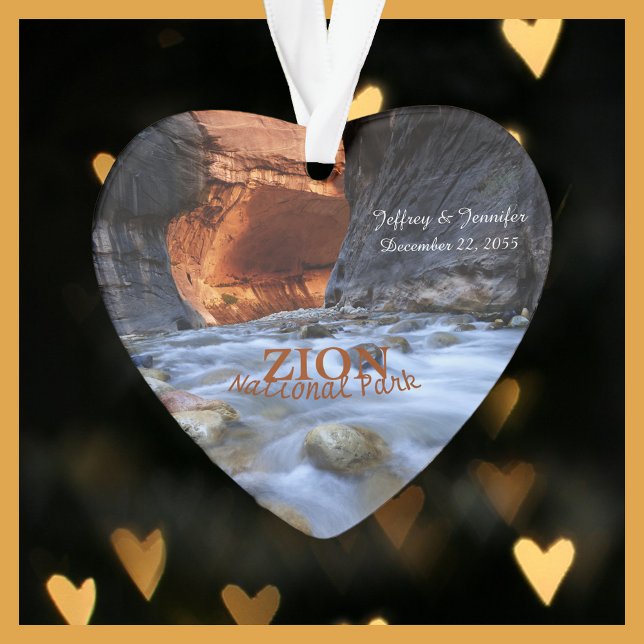Zion National Park, The Narrows, Custom Ornament (Creator Uploaded)