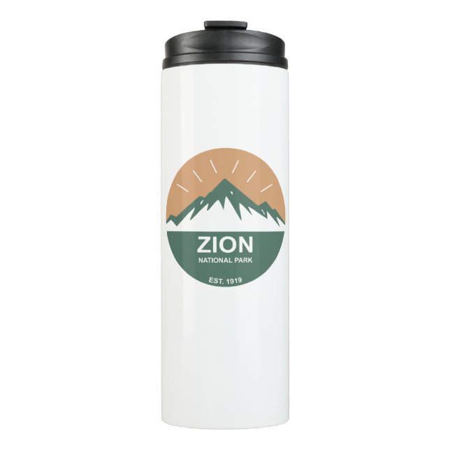 Zion National Park Thermal Tumbler (Front)