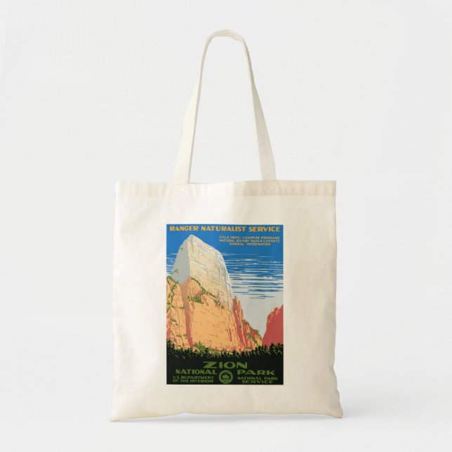 Zion National Park Tote Bag (Front)