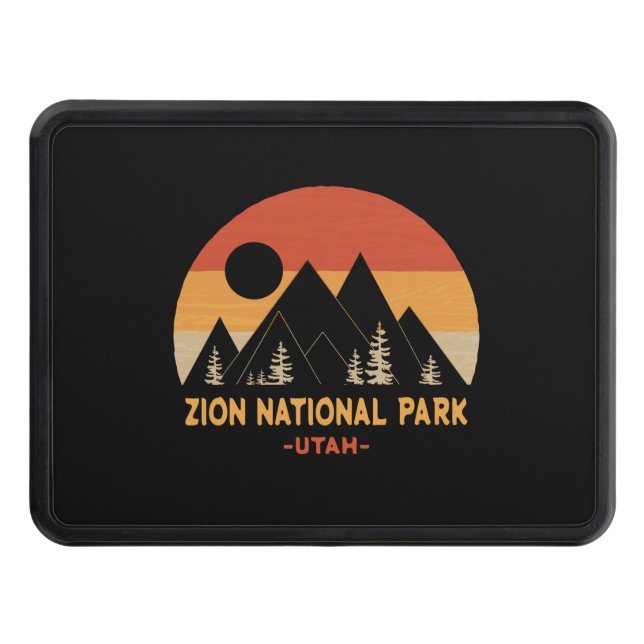 Zion National Park Trailer Hitch Cover (Front)