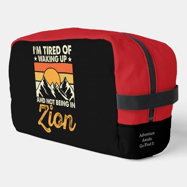 Zion National Park Trails Dopp Kit (Left Corner)