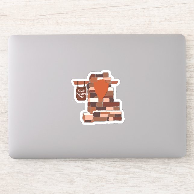 Zion National Park travel sticker (Computer)
