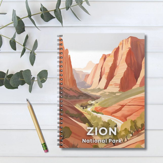 Zion National Park | Travel Watercolor Valley Notebook (Creator Uploaded)