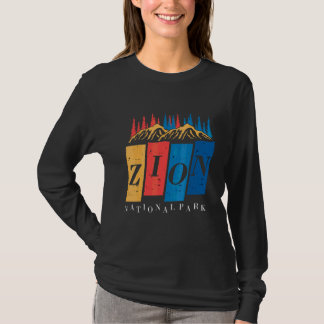 Zion National Park Utah Canyon Souvenir Hiking Cam T-Shirt