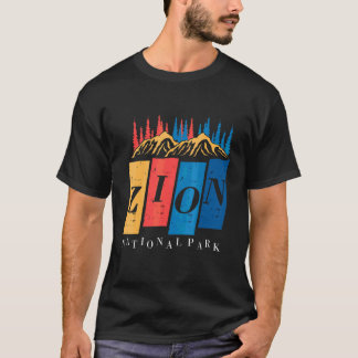 Zion National Park Utah Canyon Souvenir Hiking Cam T-Shirt