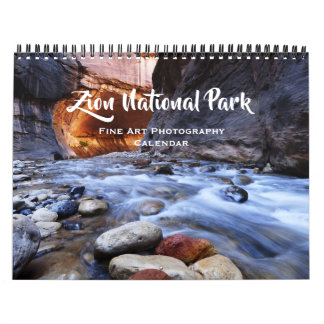 Zion National Park Utah Fine Art Photography 2026 Calendar